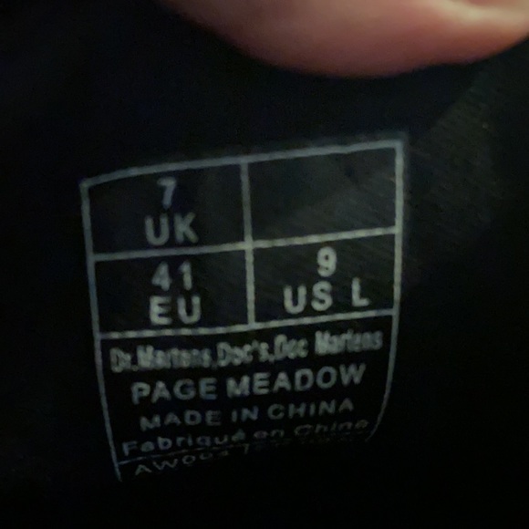 Dr martens rare page meadow in cherry red in great condition - Picture 9 of 9